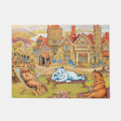Louis Wain - Summer Tea Party Deurmat (Voorkant)