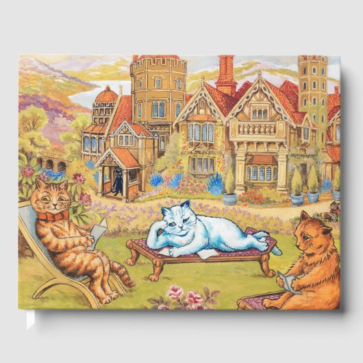 Louis Wain - Summer Tea Party Gastenboek (Voorkant)