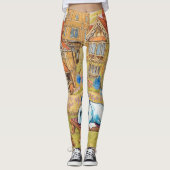 Louis Wain - Summer Tea Party Leggings (Voorkant)