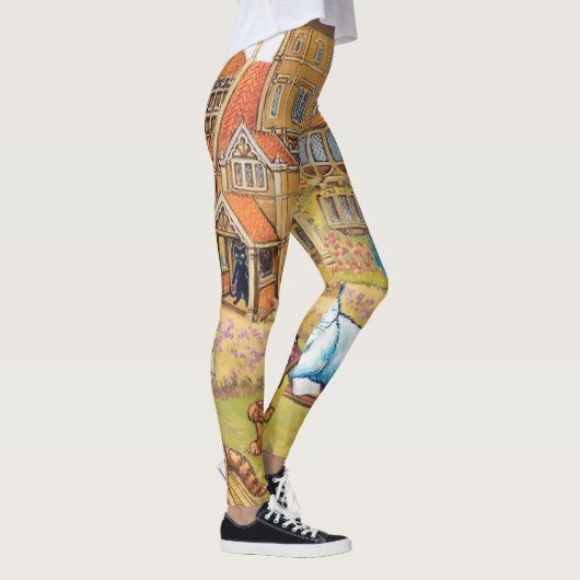 Louis Wain - Summer Tea Party Leggings (Rechts)