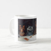 Louis Wain “ The bachelor party ” Koffiemok (Voorkant links)