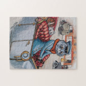 Louis Wain - The Cat Chauffeur - Anthropomorisme Legpuzzel (Horizontaal)