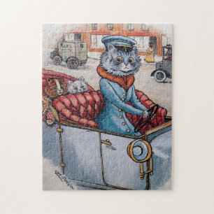 Louis Wain - The Cat Chauffeur - Anthropomorisme Legpuzzel