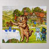 Louis Wain - Twee kannen melk, Poster (Voorkant)