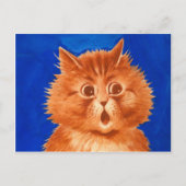 Louis Wain Verrafte Oranje kat Briefkaart (Voorkant)