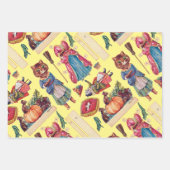 Louis Wain, verwisselbare papierbladen voor het ve Inpakpapier Vel (Voorkant 2)