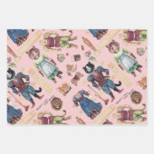 Louis Wain, verwisselbare papierbladen voor het ve Inpakpapier Vel (Voorkant)