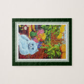 Louis Wain - White Anthropomorphic Cat with Flower Legpuzzel (Horizontaal)