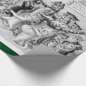 Louis Wain's Cats' Christmas Party -  Wrap Cadeaupapier (Hoek)