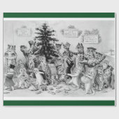 Louis Wain's Cats' Christmas Party -  Wrap Cadeaupapier (Vlak)