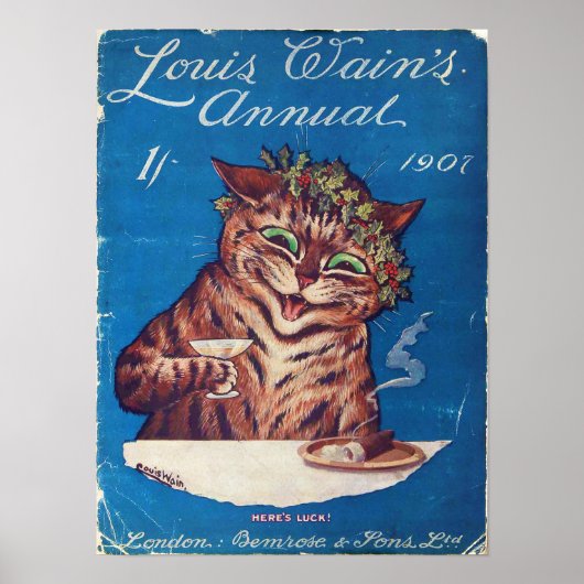 Louis Wains Jaarboek 1907 Poster (Voorkant)