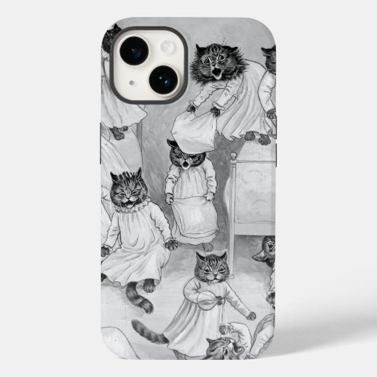 Louis Wain's Kittens in de Dorm Case-Mate iPhone Case (Achterkant)