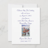 Louis Wain's Zwemende Katten Birthday Party Kaart (Achterkant)