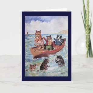 Louis Wain's Zwemmende Katten Kaart