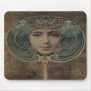 Louis Welden Hawkins Art Nouveau Mousepad Muismat