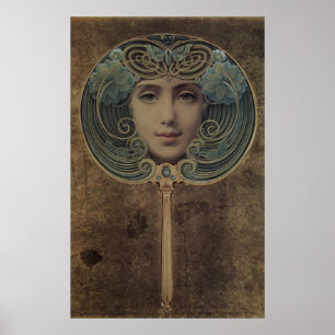 Louis Welden Hawkins Art Nouveau Poster