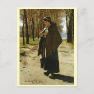 Louis Welden Hawkins, een boer Briefkaart