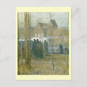 Louis Welden Hawkins, processie van de zielen Briefkaart
