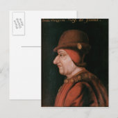 Louis XI Briefkaart (Voorkant / Achterkant)