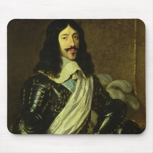 Louis XIII (1601-43) (olie op doek) Muismat (Voorkant)