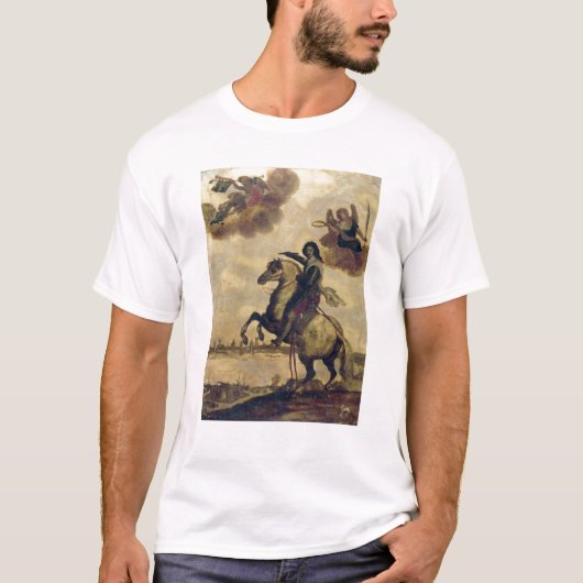 Louis XIII bij de Siege van La Rochelle T-shirt (Voorkant)