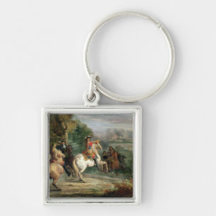 Louis XIV (1638-1715) Toezicht op de belegering va Sleutelhanger