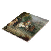 Louis XIV (1638-1715) Toezicht op de belegering va Tegeltje (Zijkant)