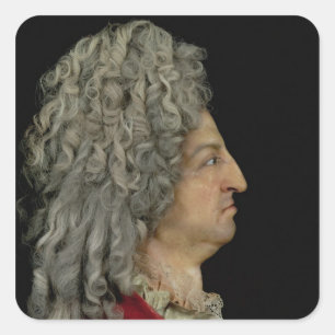 Louis XIV 1706 Vierkante Sticker