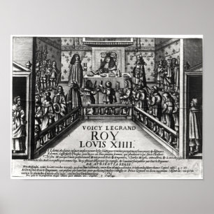 Louis XIV administratering justitie Poster