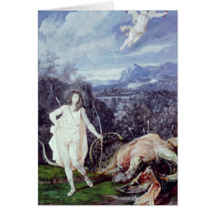 Louis XIV als Apollo, laag Python