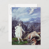 Louis XIV als Apollo, laag Python Briefkaart (Voorkant / Achterkant)