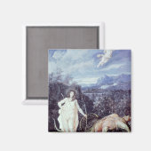 Louis XIV als Apollo, laag Python Magneet (Voorkant / Achterkant)