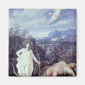 Louis XIV als Apollo, laag Python Magneet (Voorkant)