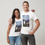 Louis XIV als Apollo, laag Python T-shirt (Unisex)