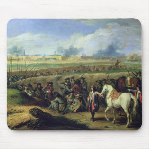 Louis XIV bij de Siege of Tournai Muismat