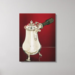 Louis XIV chocolatiere, 1686 Canvas Afdruk