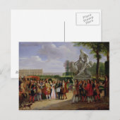 Louis XIV Dedicterend Puget's Milo van Briefkaart (Voorkant / Achterkant)