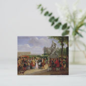 Louis XIV Dedicterend Puget's Milo van Briefkaart (Staand voorkant)