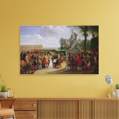 Louis XIV Dedicterend Puget's Milo van Canvas Afdruk (Insitu (Woonkamer))
