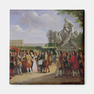 Louis XIV Dedicterend Puget's Milo van Magneet