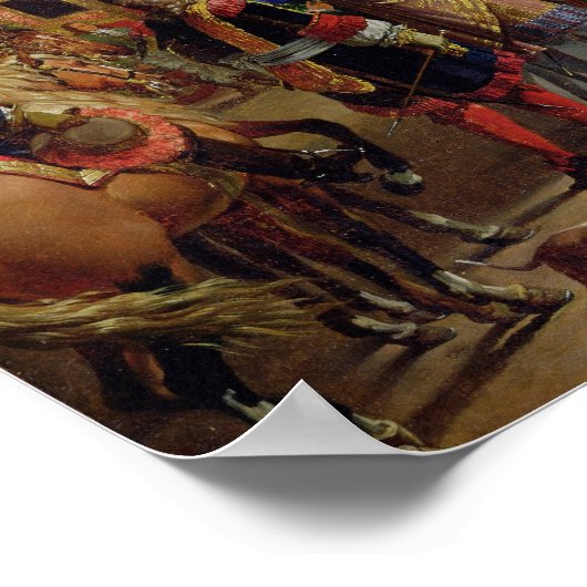 Louis XIV Dedicterend Puget's Milo van Poster (Hoek)