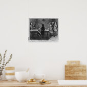 Louis XIV die miljardairs speelt met zijn broer Poster (Keuken)