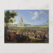 Louis XIV his Entourage Visiting Les Invalides Briefkaart (Voorkant)