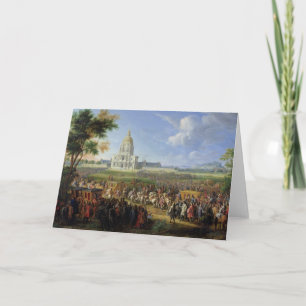 Louis XIV his Entourage Visiting Les Invalides Kaart
