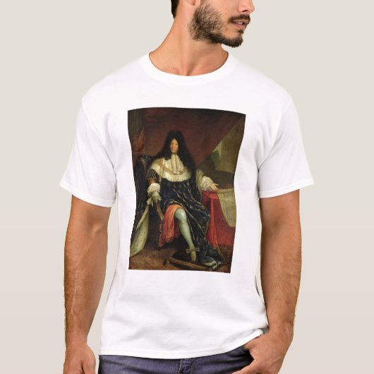 Louis XIV Houdt een Plan van de Maison Royale T-shirt (Voorkant)