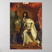 Louis XIV in Royal Costume, 1701 Poster (Voorkant)