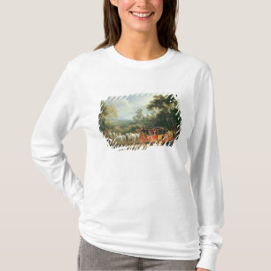 Louis XIV in zijn staatscoach T-shirt
