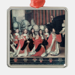 Louis XIV, ontvangen door de sheriffs in Toulouse Metalen Ornament