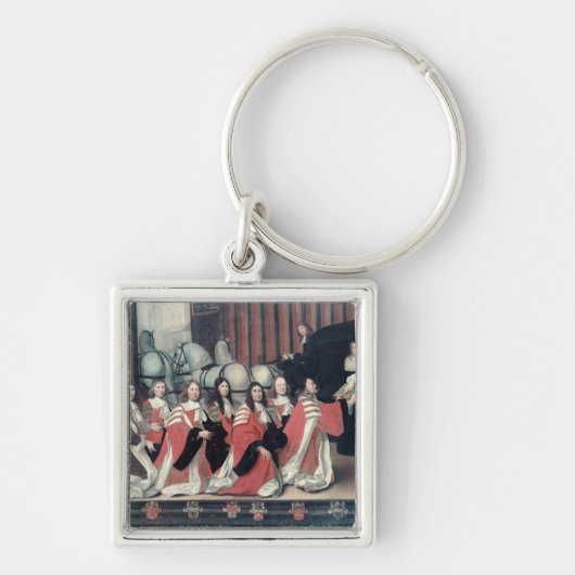 Louis XIV, ontvangen door de sheriffs in Toulouse Sleutelhanger (Voorkant)