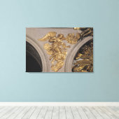 Louis XIV stijlengel, van de boog Canvas Afdruk (Insitu (Houten vloer))